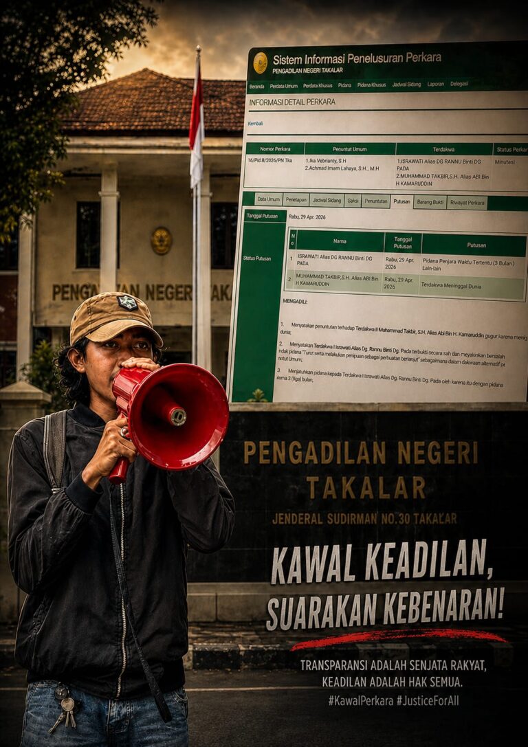 Aktivis Soroti Putusan Hakim Terkait Perkara Penipuan Yang Melibatkan Anggota Dewan