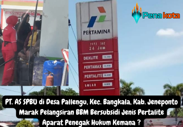 PT. AS SPBU di Desa Pallengu, Kec. Bangkala, Kab. Jeneponto Marak Pelangsir_20260806_121031_0000
